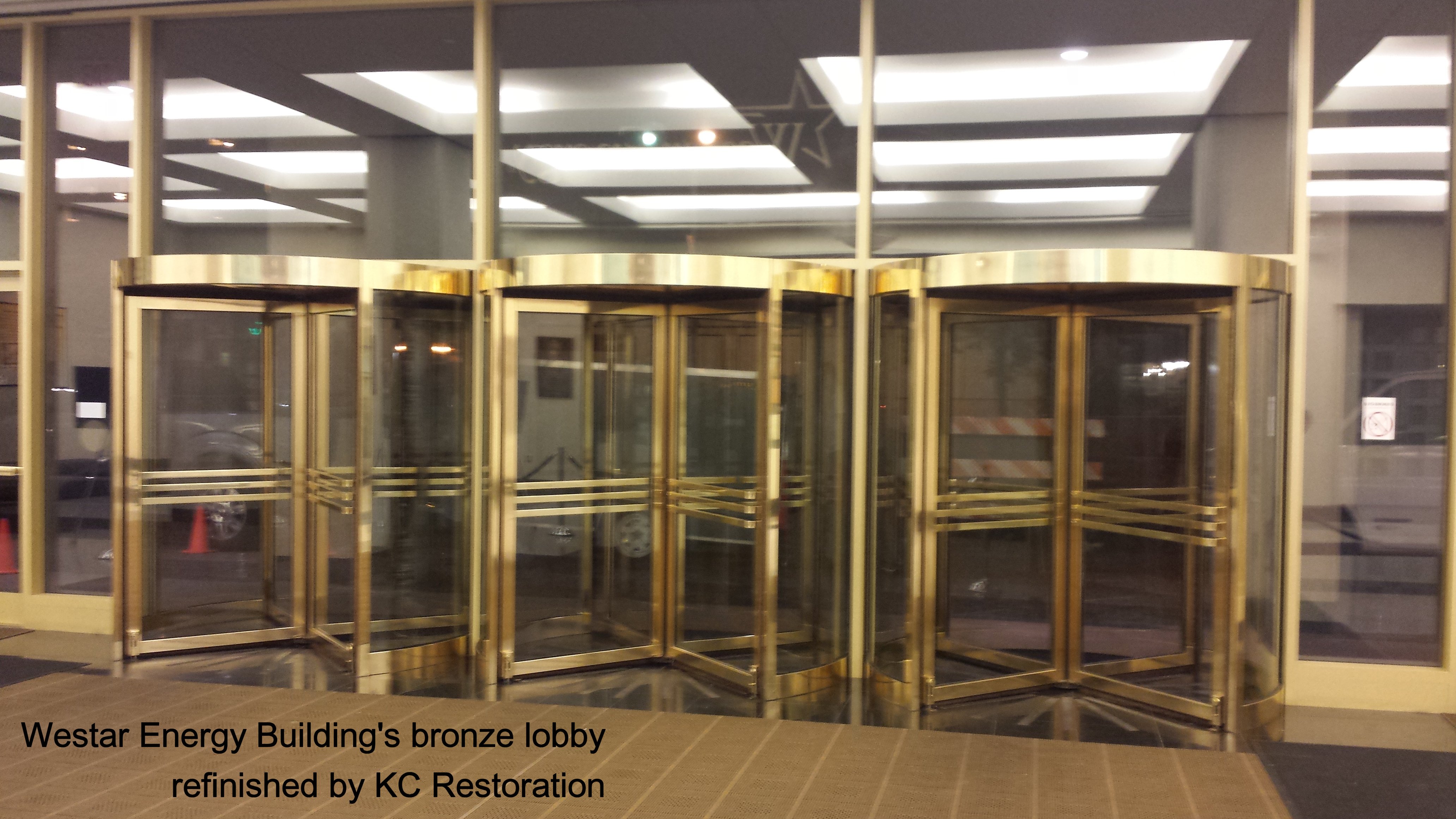 bronze lobby