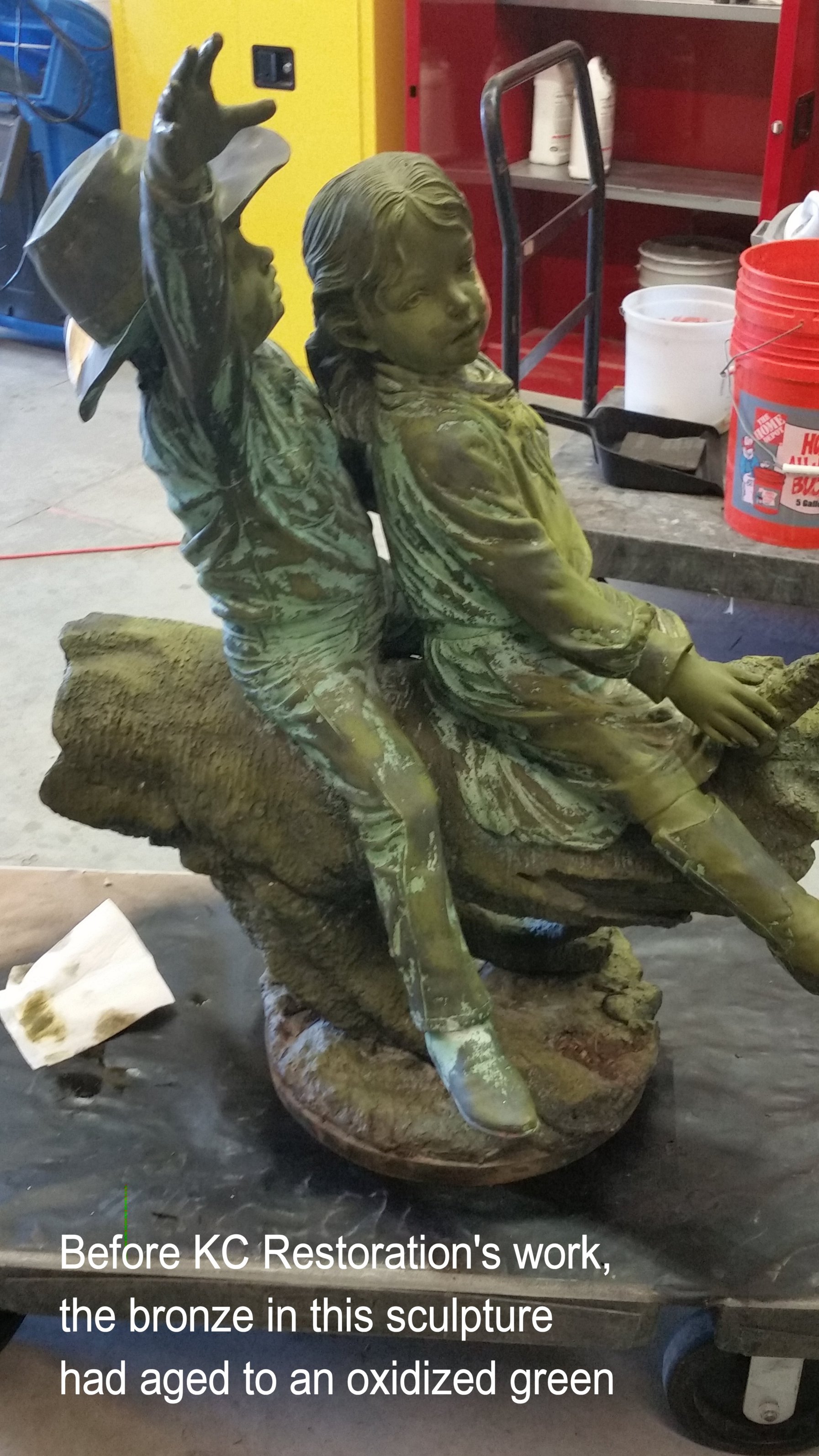 Statue restoration
