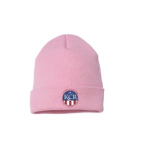 KCR Cuffed Knit Beanie - pink